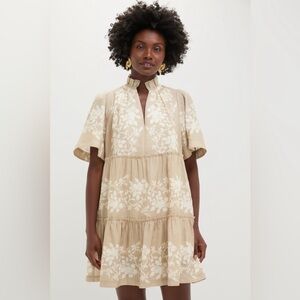 Tuckernuck Cream Floral Mini Dress